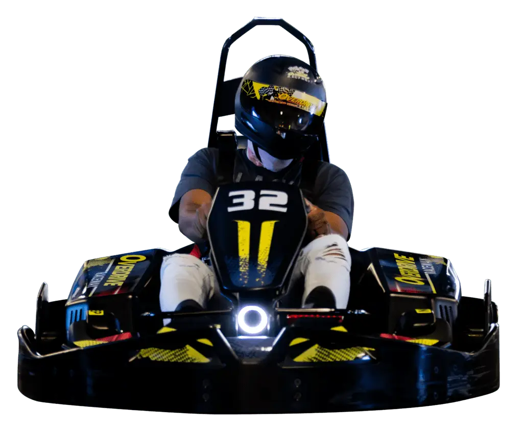 racer in a kart
